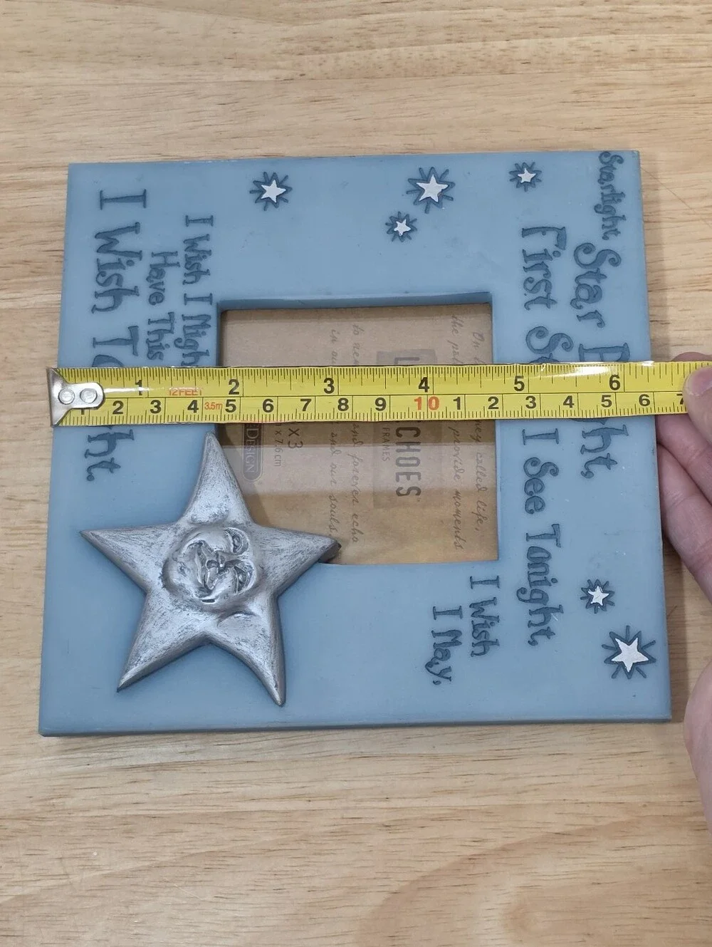 Vintage Y2K Life Echoes Starlight Star Bright Celestial 3x3 Picture Frame